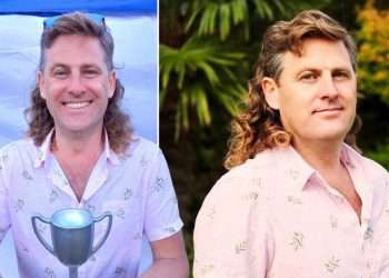 Brit doctor wins mullet of the year in Australia and vows to send his locks back as ashes