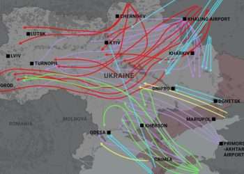 Map shows scale of Russia’s latest missile onslaught on Ukraine
