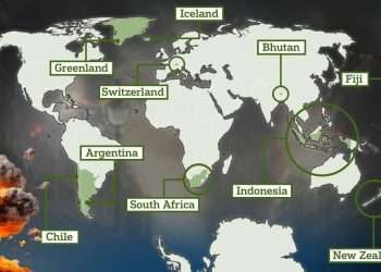 Map shows the world’s safest countries to be in if WW3 breaks out