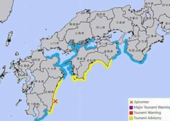 Tsunami threat issued for Japan after 6.9 earthquake rocks Kyushu