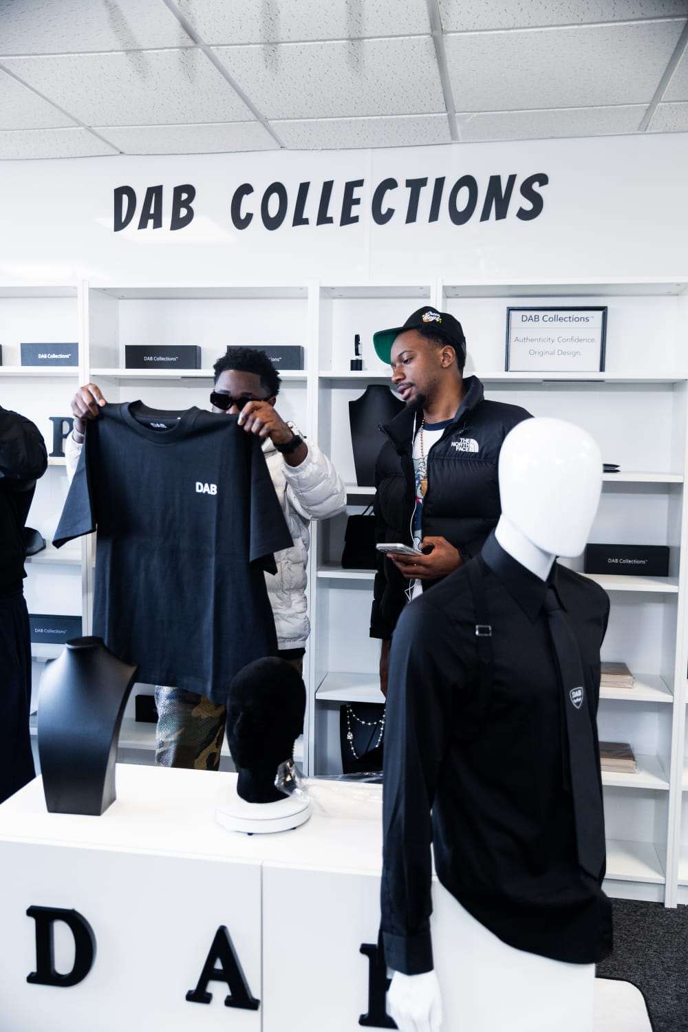 Popular Artist No11 and crew spotted at DAB Collections in Manchester UK